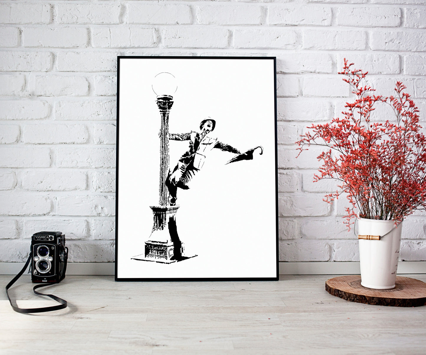 Gene Kelly Poster | Singin' in the Rain Hollywood Dance Legend Wall Art Print