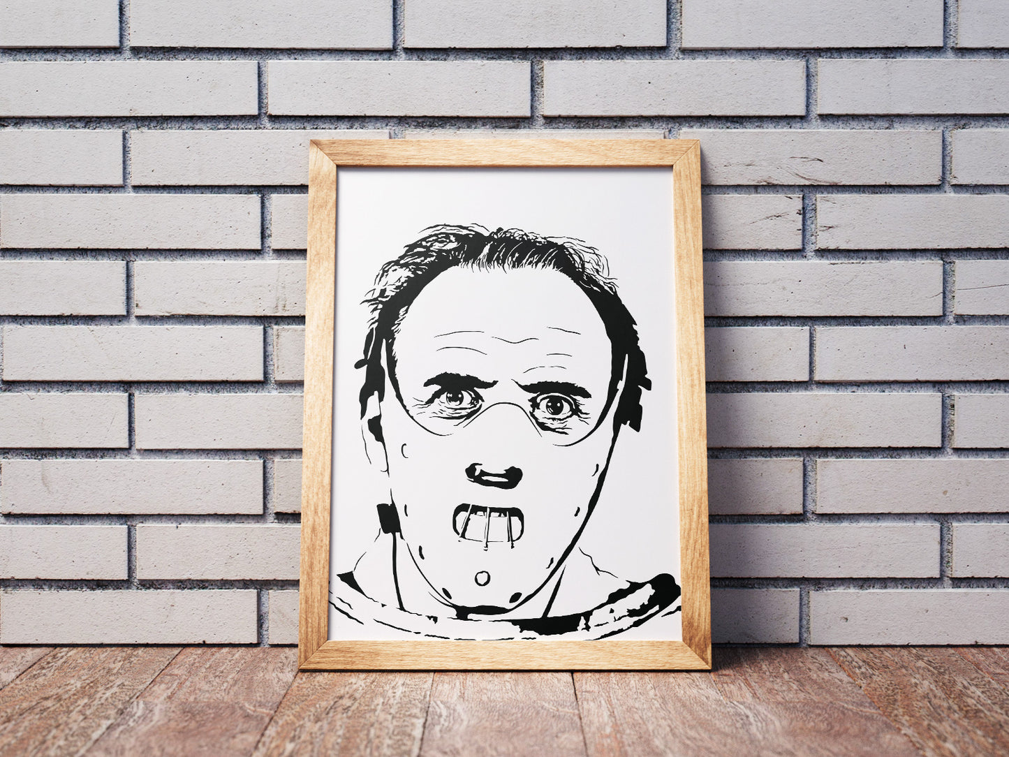 Hannibal Lecter Poster | Silence of the Lambs Anthony Hopkins Wall Art Print