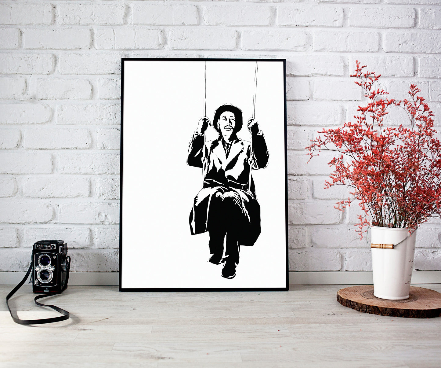 Ikiru Poster | Akira Kurosawa Japanese Cinema Wall Art Print