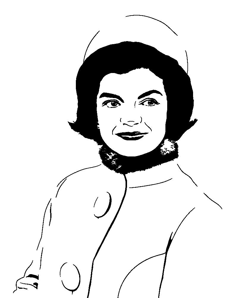 Jackie Kennedy Poster | Jackie O First Lady Wall Art Print