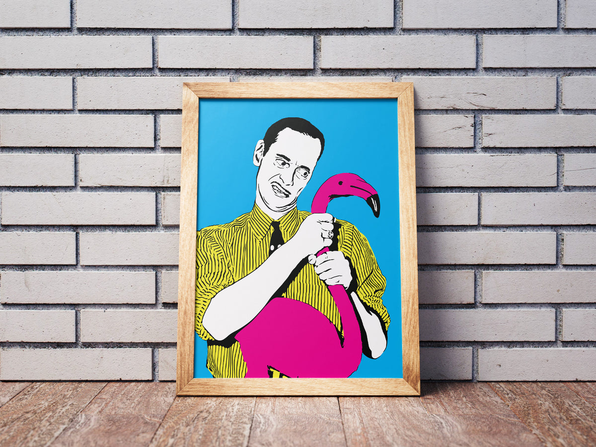 John Waters Poster | Cult Classic Film Director Wall Art Print