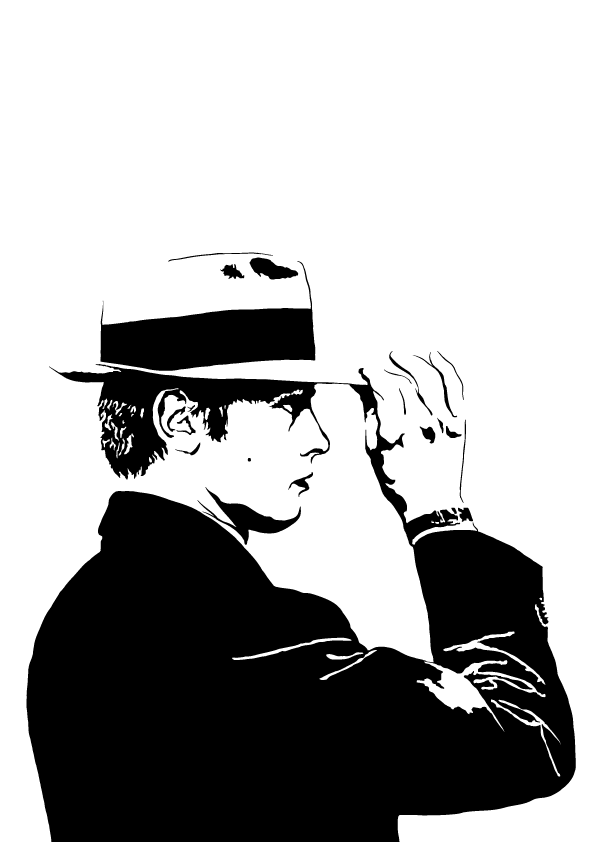 Le Samourai Poster | Alain Delon French Cinema Wall Art Print