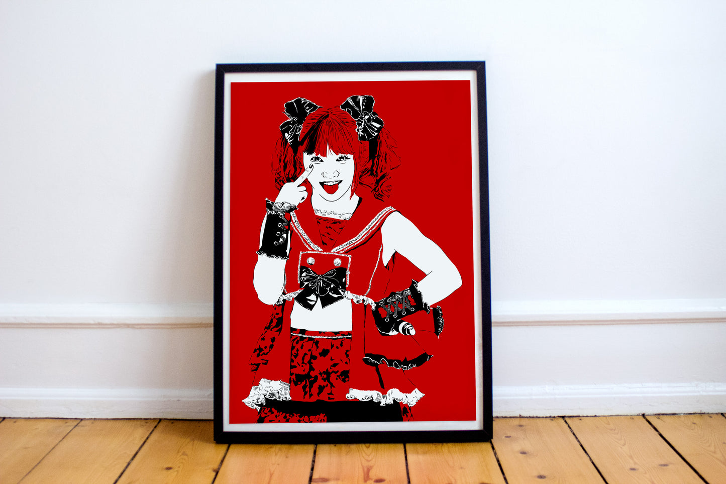 Maki Itoh Art Print | Professional Wrestling Decor | Cutest In The World | Minimalist Pop Culture Wall Art