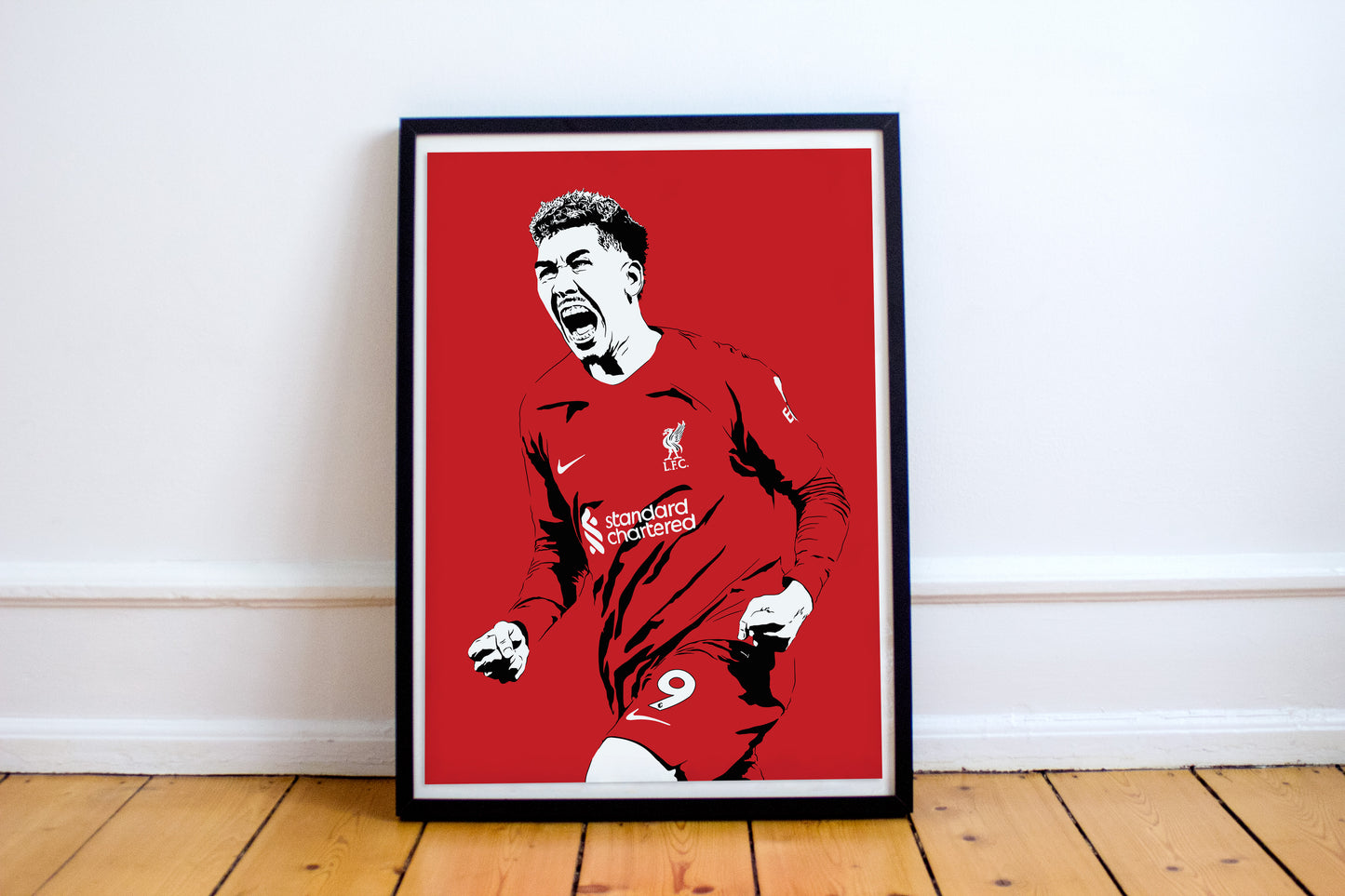 Roberto Firmino Poster | Liverpool FC Wall Art Print