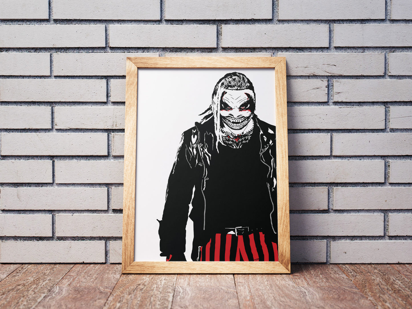The Fiend Poster | Bray Wyatt WWE Horror Wrestling Wall Art
