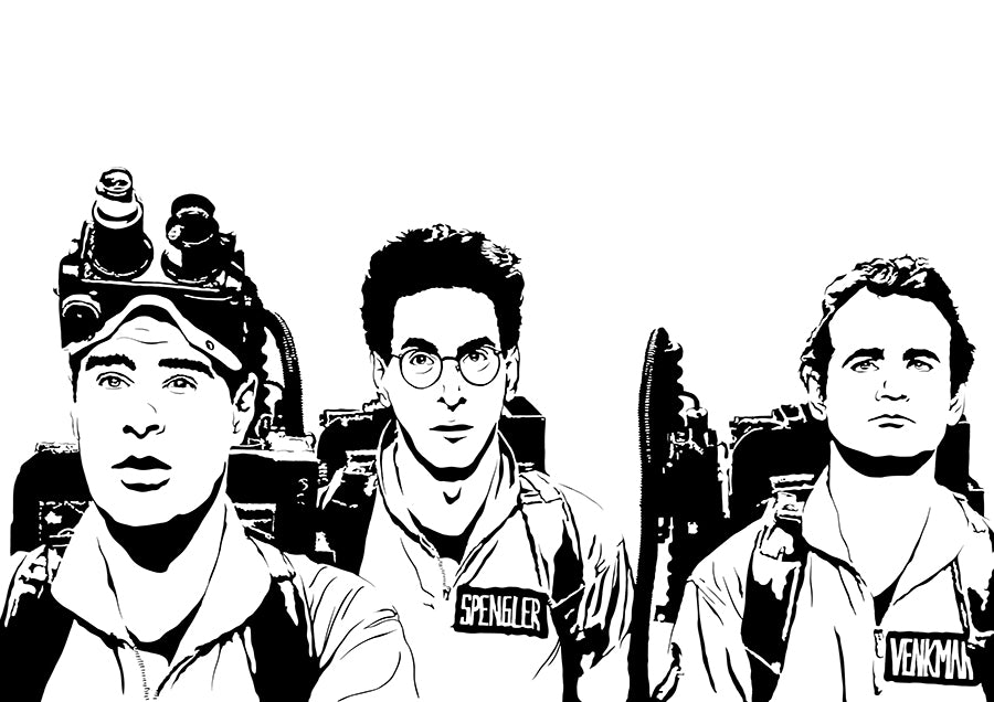 Ghostbusters Poster | Who You Gonna Call Movie Wall Art Print