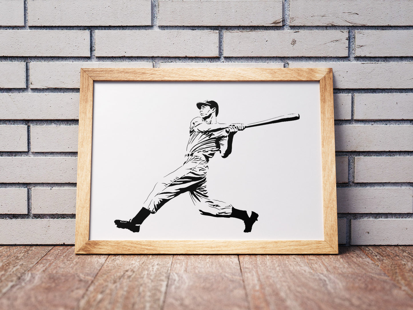 Joe DiMaggio Poster | The Yankee Clipper New York Yankees Wall Art Print