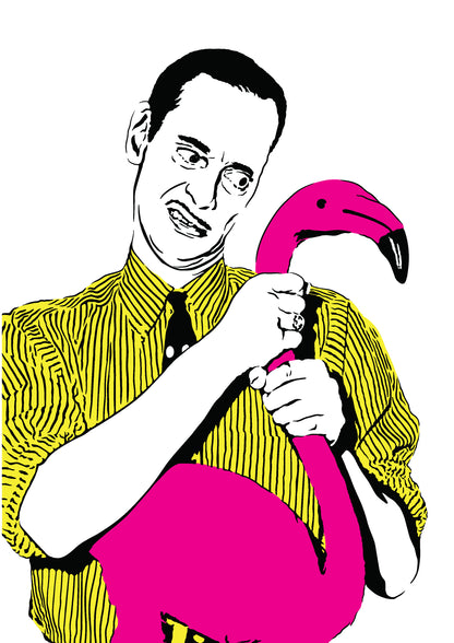 John Waters Poster | Cult Classic Film Director Wall Art Print