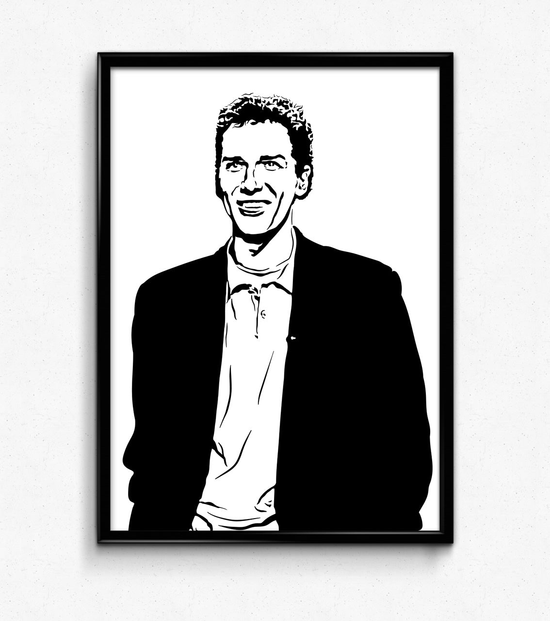 EKoKim Poster décoratif sur toile de Norm Macdonald de style noir et blanc, affiche et image d'art moderne pour chambre à coucher (50 x 75 cm EKoKim Poster décoratif sur toile de Norm Macdonald de style noir et blanc, affiche et image d'art moderne pour chambre à coucher (50 x 75 cm